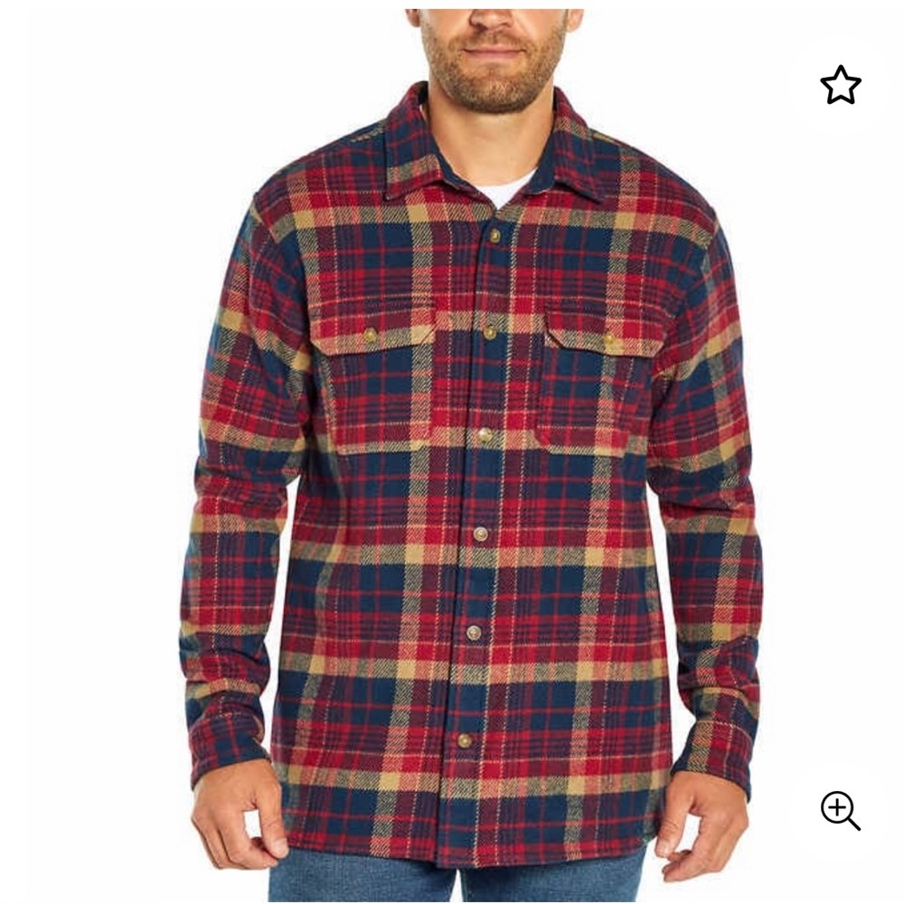 NWOT Woolrich Plaid Button-Up Shirt size XL